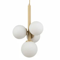 Store Lampa wisząca w kolorze beżowego złota SIG 33606 PERLA | Kaja Żyrandole Nowoczesne