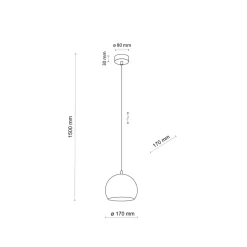 Cheap Lampa wisząca w kolorze brązowym TK 10170 ZOE BROWN | Kaja Oświetlenie Żyrandole Nowoczesne
