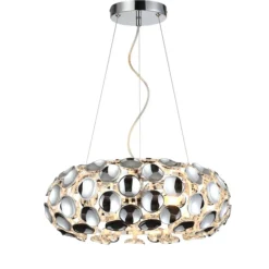 Fashion Lampa wisząca w kolorze chromu LP-17060/3P FERRARA | Kaja Oświetlenie Żyrandole Nowoczesne