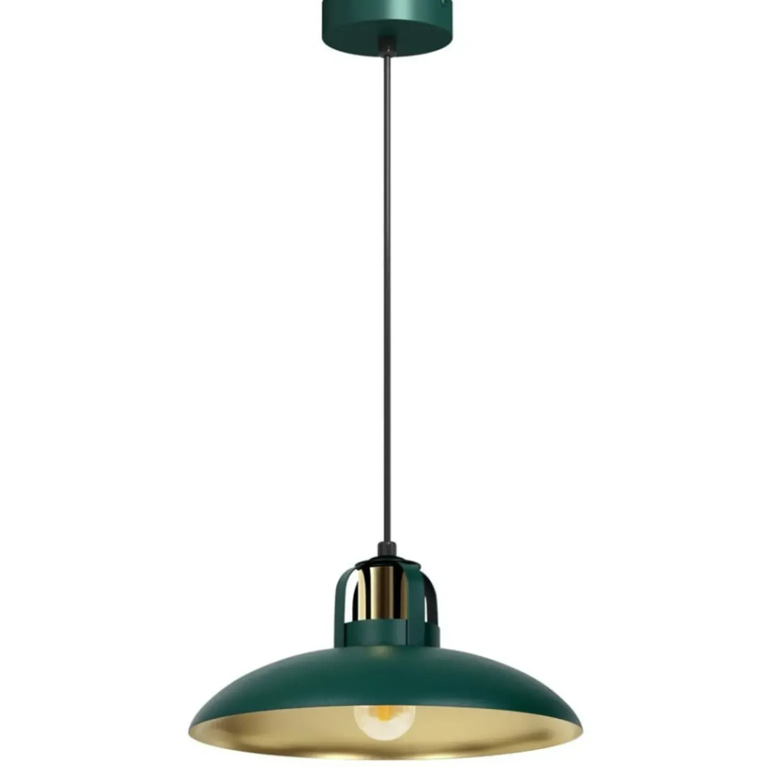 Cheap Lampa wisząca w kolorze eleganckiej zieleni MLP7709 z serii FELIX | Kaja Oświetl Żyrandole Nowoczesne