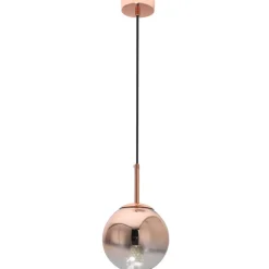 Store Lampa wisząca w kolorze różowego złota LP-2844/1P S MI z serii PALLA Żyrandole Nowoczesne