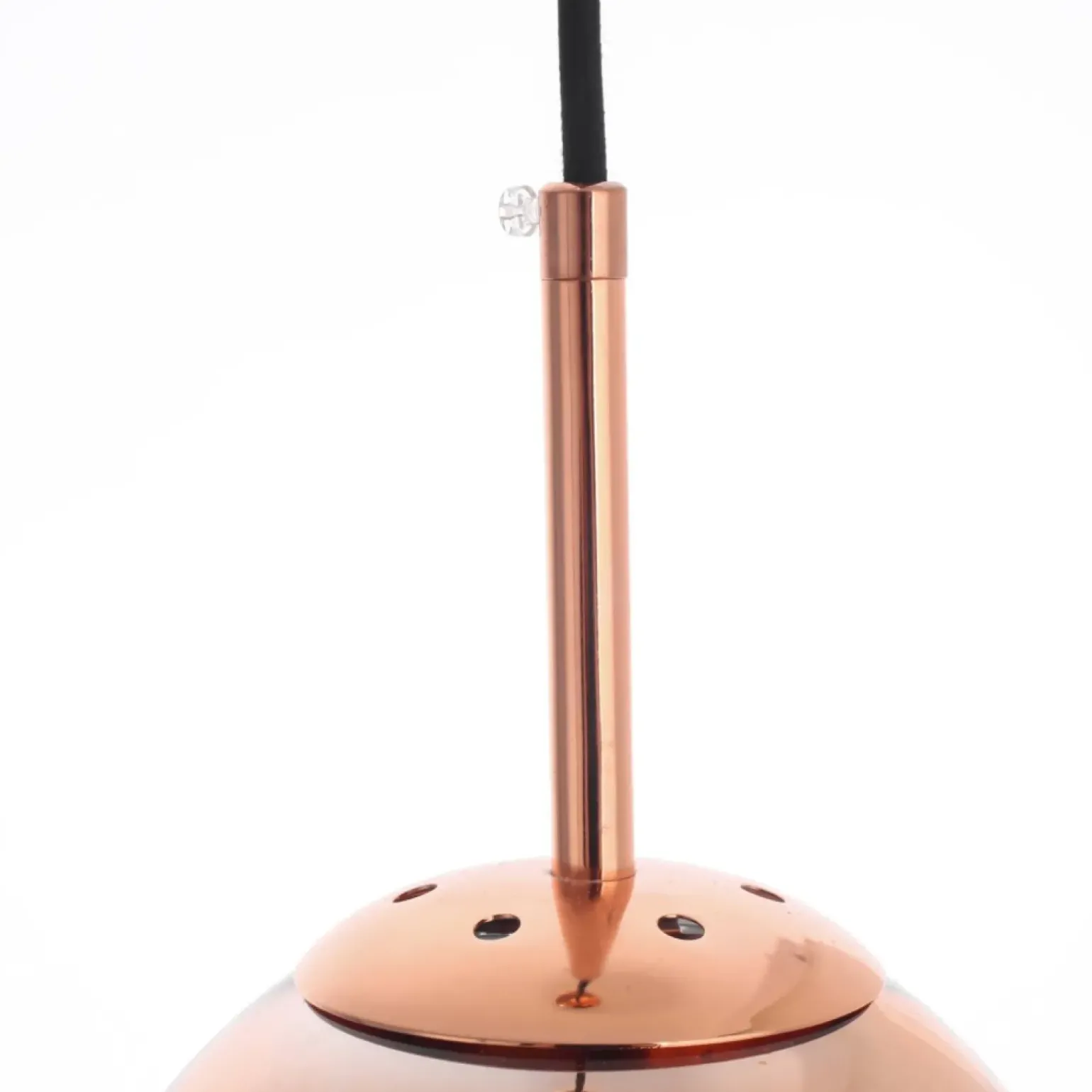 Store Lampa wisząca w kolorze różowego złota LP-2844/1P S MI z serii PALLA Żyrandole Nowoczesne