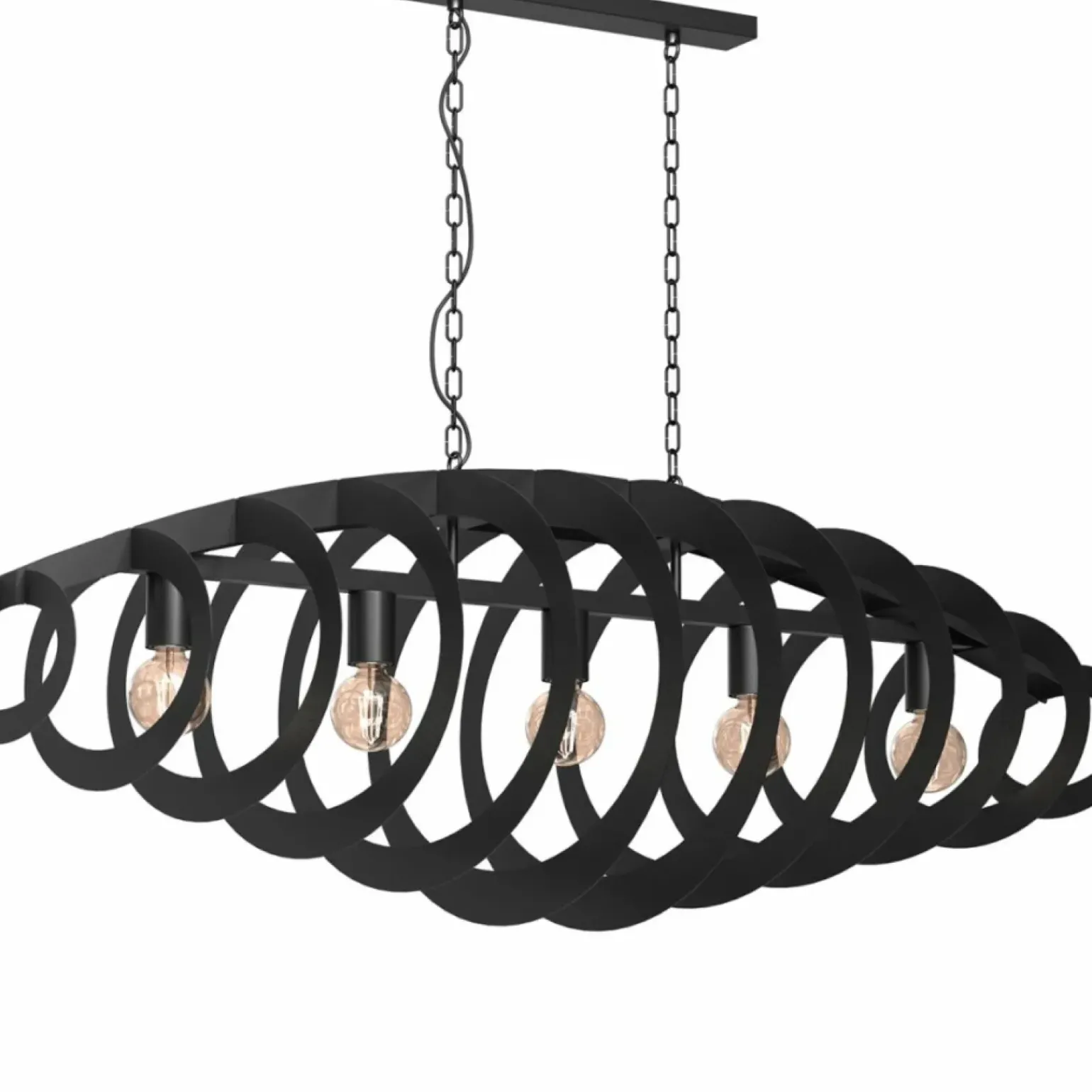 Best Lampa wisząca w kształcie spirali, nad stół LX 986 SPACE | Kaja Żyrandole Nowoczesne