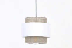 Sklep Kaja Lampa wisząca w stylu boho, biało-beżowa K-5270 z serii CEZAR