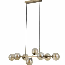 Store Lampa wisząca w stylu classic glamour PND-2244-8A-HBR z serii ERIMIDA Żyrandole Nowoczesne