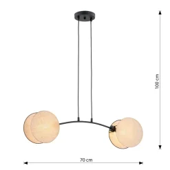 Sale Lampa wisząca w stylu rustykalnym 1328/2 MOTIF | Kaja Oświetlenie Żyrandole Nowoczesne
