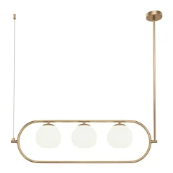 Cheap Lampa wisząca w złotym kolorze, nad stół MOD221PL-03BS z serii ERICH Żyrandole Nowoczesne