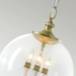 Sklep Kaja Lampa wisząca, świecznik w kloszu FE-ARGENTO-P z serii ARGENTO