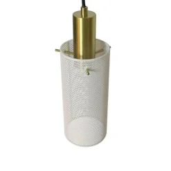 Best Sale Lampa wisząca, wąski, druciany klosz LP-945/1P WH TIRANA | Kaja Żyrandole Nowoczesne