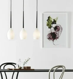 Best Lampa wisząca z 3 kloszami w kształcie łezki 106808 | Kaja Oświetlenie Żyrandole Nowoczesne