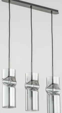 Discount Lampa wisząca z 3 kloszami z formowanego szkła AL 61018 | Kaja Żyrandole Nowoczesne