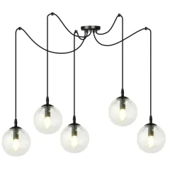 Fashion Lampa wisząca z 5 kloszami dająca dużo światła 936/5 | Kaja Żyrandole Nowoczesne