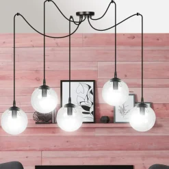 Fashion Lampa wisząca z 5 kloszami dająca dużo światła 936/5 | Kaja Żyrandole Nowoczesne