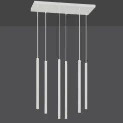 Cheap Lampa wisząca z 6 tubami w m kolorze 553/6 | Kaja Oświetlenie Żyrandole Nowoczesne