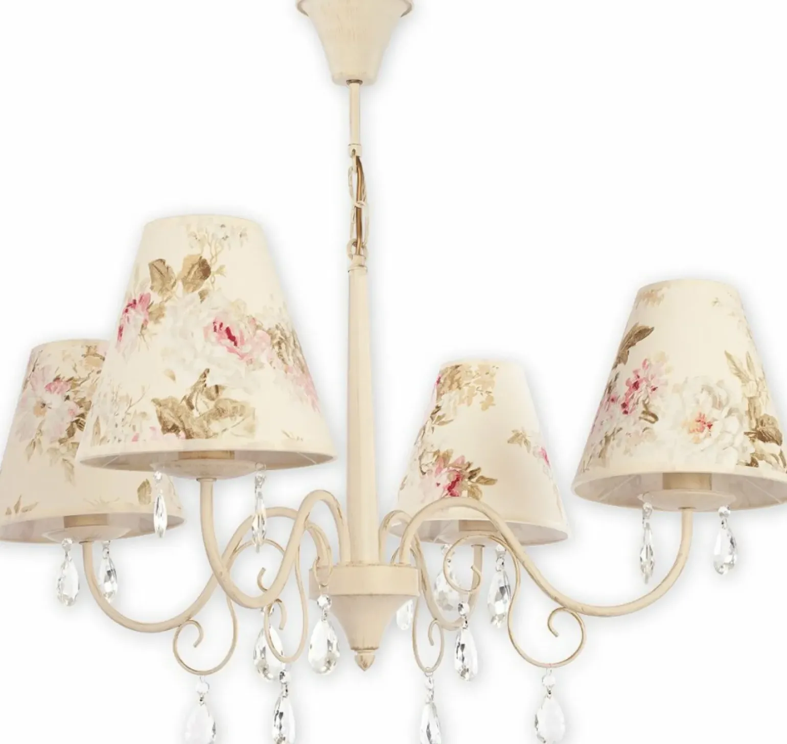 Sklep Kaja Lampa wisząca z abażurami w kwiaty O1964 AB KW VELIO | Kaja