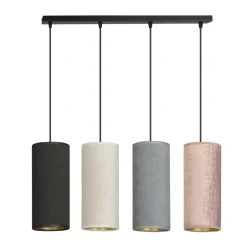 Sklep Kaja Lampa wisząca z abażurami w różnych kolorach 1068/4 BENTE | Kaja