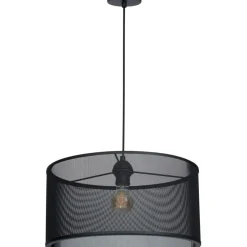 Best Lampa wisząca z abażurem, na jedną żarówkę LX 8173 z serii FELIX Żyrandole Nowoczesne