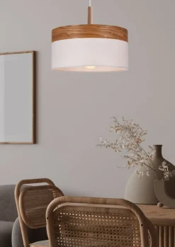 Clearance Lampa wisząca z abażurem, w stylu rustykalnym 31-27795 z serii ORTO | Kaja Oświe Żyrandole Nowoczesne