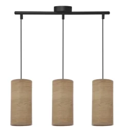 Hot Lampa wisząca z abażurem w kolorze orzecha 33-19745 z serii BALLO Żyrandole Nowoczesne