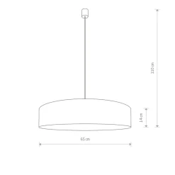 Sale Lampa wisząca z abażurem z ciekawym wzorem 8948 | Kaja Oświetlenie Żyrandole Nowoczesne