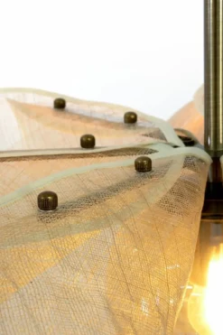 Cheap Lampa wisząca z beżowym, nietypowym abażurem 108661 STYRKA | Kaja Żyrandole Nowoczesne