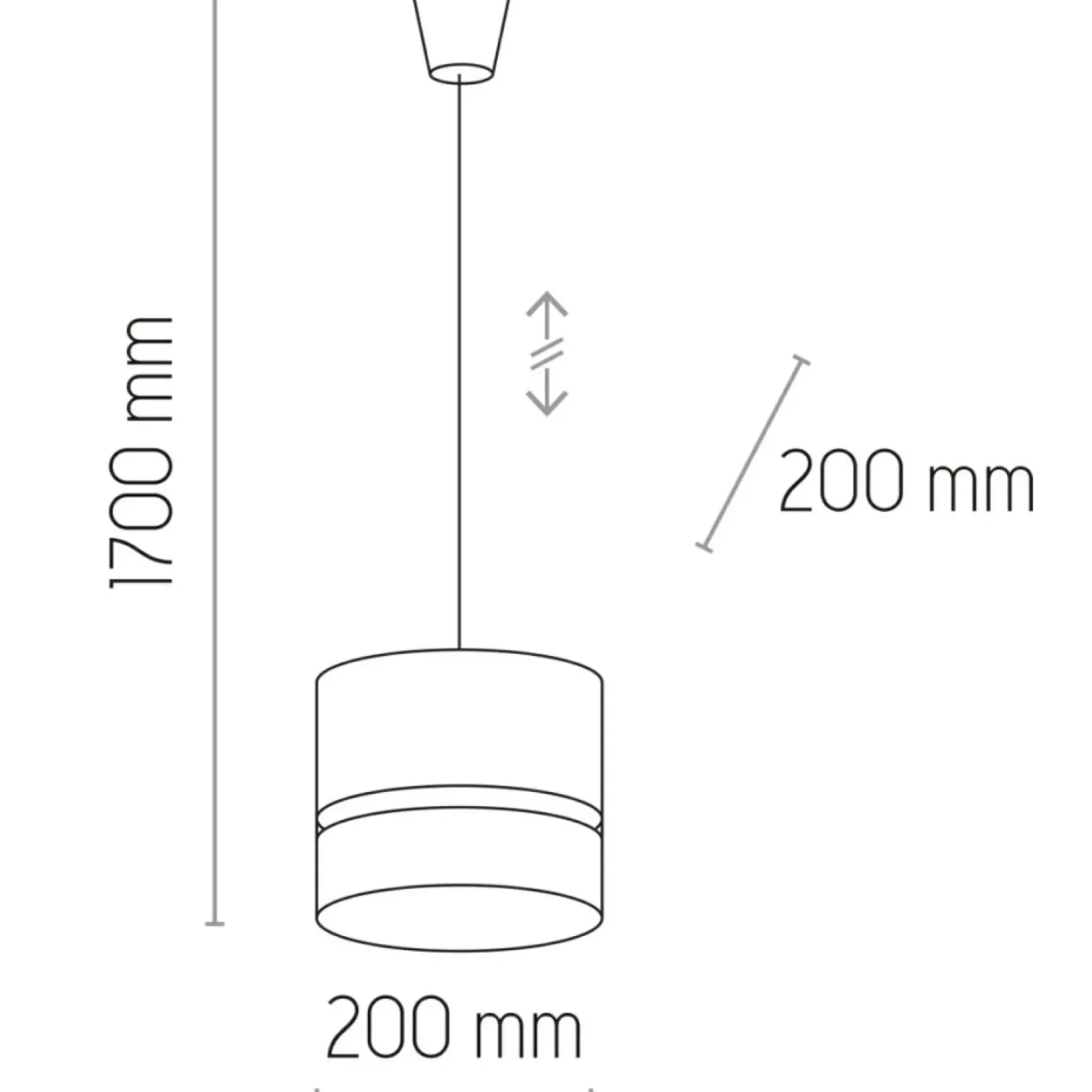 Fashion Lampa wisząca z biało-ratanowym abażurem TK 6534 PAGLIA | Kaja Żyrandole Nowoczesne