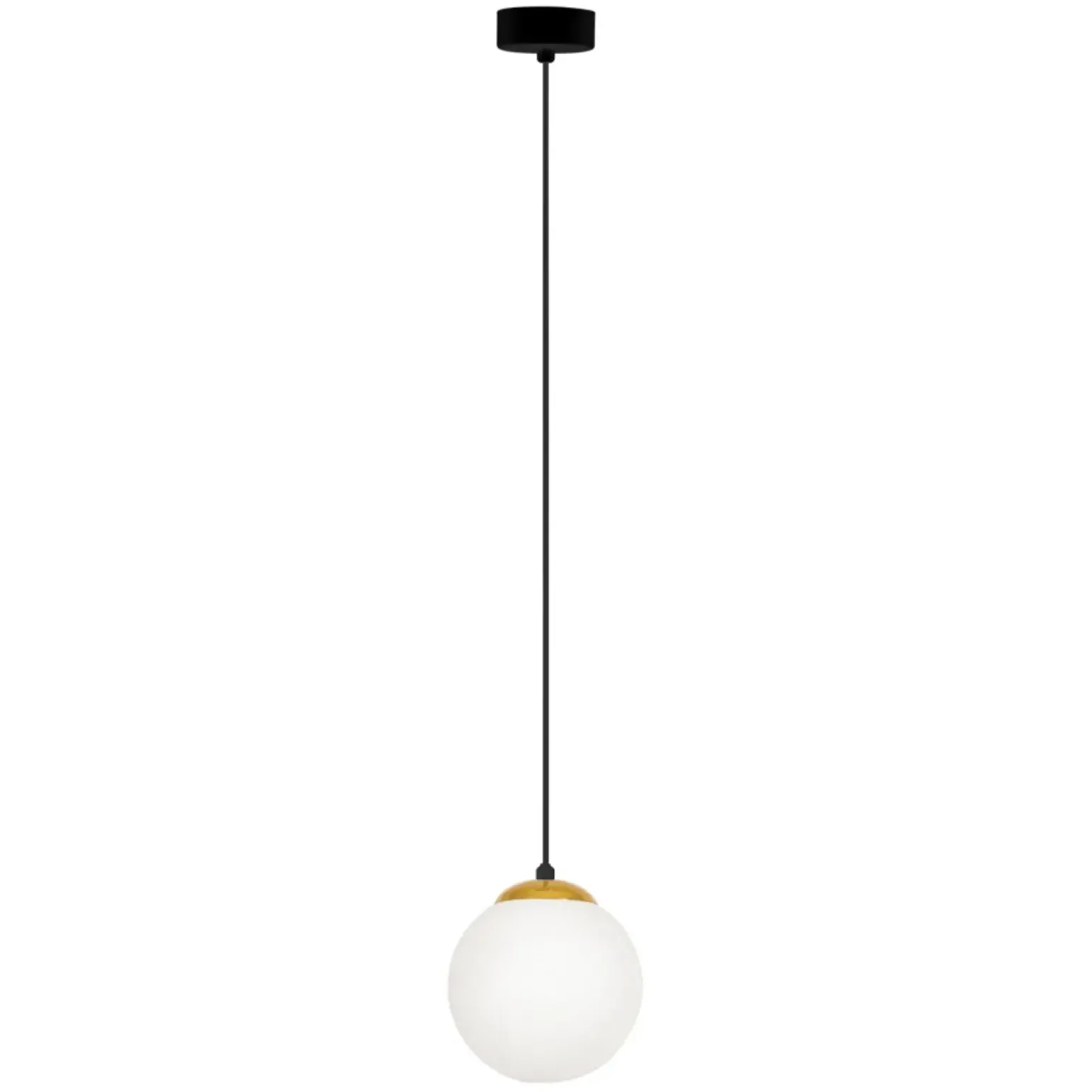 Shop Lampa wisząca z białym matowym kloszem 14 cm K-4910 ISLA | Kaja Żyrandole Nowoczesne