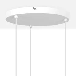 Sklep Kaja Lampa wisząca z białymi abażurami, nad stół K-5212 z serii VICTORIA