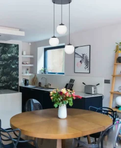 Online Lampa wisząca z białymi matowymi kloszami K-4746 | Kaja Oświetlenie Żyrandole Nowoczesne