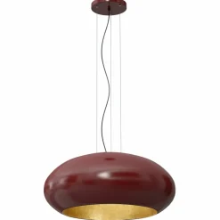 Cheap Lampa wisząca z burgundowym kloszem LX 1688 z serii COMPO | Kaja Żyrandole Nowoczesne