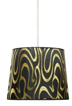 Sklep Kaja Lampa wisząca z czarno-m abażurem 31-94448 TIGER | Kaja