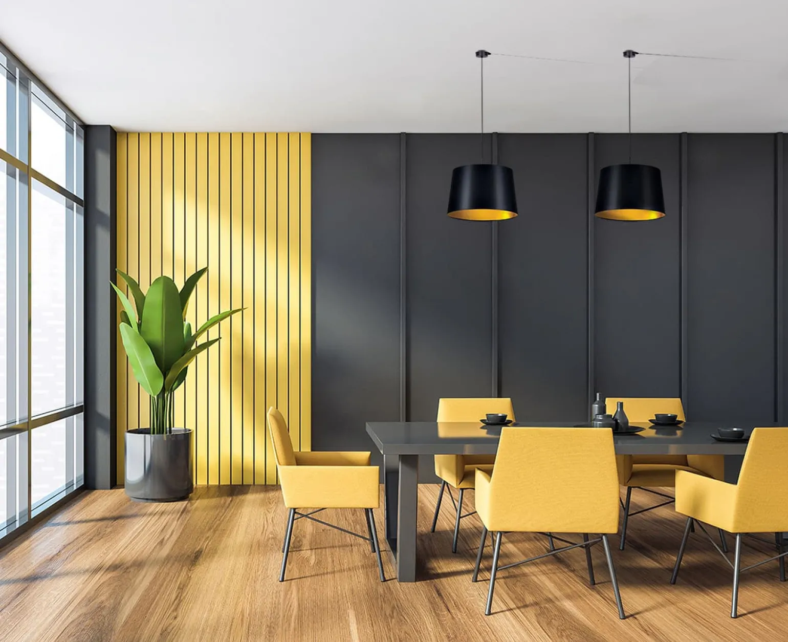 Sklep Kaja Lampa wisząca z czarno-złotym abażurem K-4355 | Kaja Oświetlenie