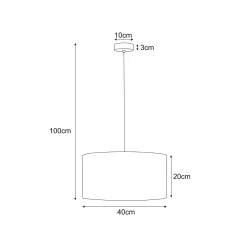 Sklep Kaja Lampa wisząca z czarno-złotym abażurem K-5221 z serii ZIMBO | Kaja