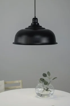 Cheap Lampa wisząca z czarnym kloszem ⌀50cm, do kuchni 108427 z serii PORT Żyrandole Nowoczesne