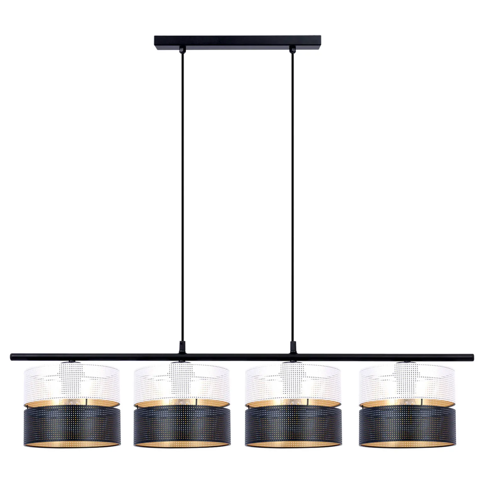 Sklep Kaja Lampa wisząca z czterema abażurami na listwie K-5293 z serii VEGA