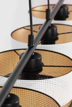 Sklep Kaja Lampa wisząca z czterema abażurami na listwie K-5293 z serii VEGA