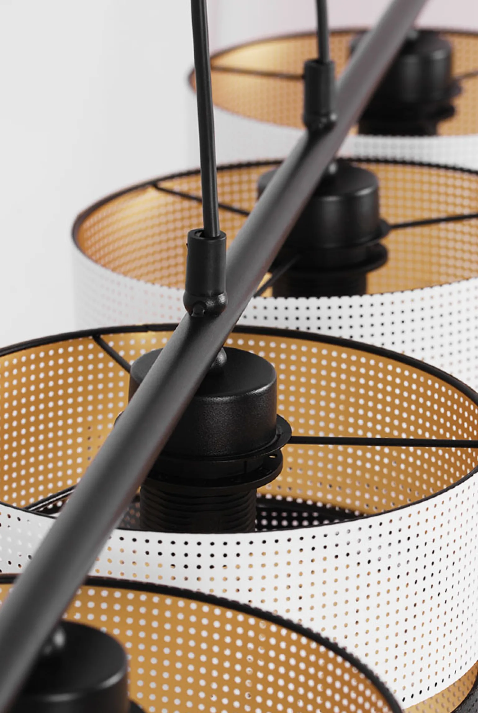 Sklep Kaja Lampa wisząca z czterema abażurami na listwie K-5293 z serii VEGA