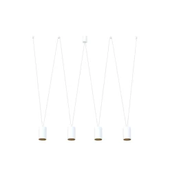 Cheap Lampa wisząca z czterema tubami, nowoczesna 7816 | Kaja Oświetlenie Żyrandole Nowoczesne