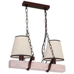 Sklep Kaja Lampa wisząca z drewnem E27 LX 42-8727 ADRIA | Kaja Oświetlenie