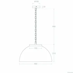 Flash Sale Lampa wisząca z drewnianym abażurem ABR-NLW35-BH-E27 BOHO | Kaja Żyrandole Nowoczesne