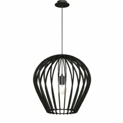 Cheap Lampa wisząca z drewnianym abażurem ANT 5019 BALA | Kaja Oświetlenie Żyrandole Nowoczesne