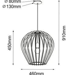 Cheap Lampa wisząca z drewnianym abażurem ANT 5019 BALA | Kaja Oświetlenie Żyrandole Nowoczesne