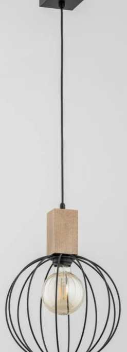 Best Lampa wisząca z drucianym kloszem w stylu loft AL 27801 ARIZAN | Kaja Żyrandole Nowoczesne