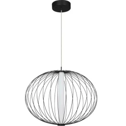 Flash Sale Lampa wisząca z drucianym kloszem LP-798/1P S3 BK TREVISO | Kaja Żyrandole Nowoczesne