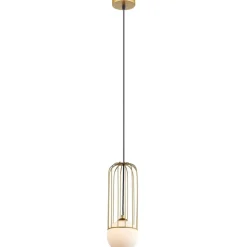 Cheap Lampa wisząca z drucianym zdobieniem MDM-3938/1 GD SIMON | Kaja Żyrandole Nowoczesne