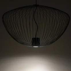 Best Lampa wisząca z drucianym abażurem 11252 PUMPKIN | Kaja Oświetlenie Żyrandole Nowoczesne