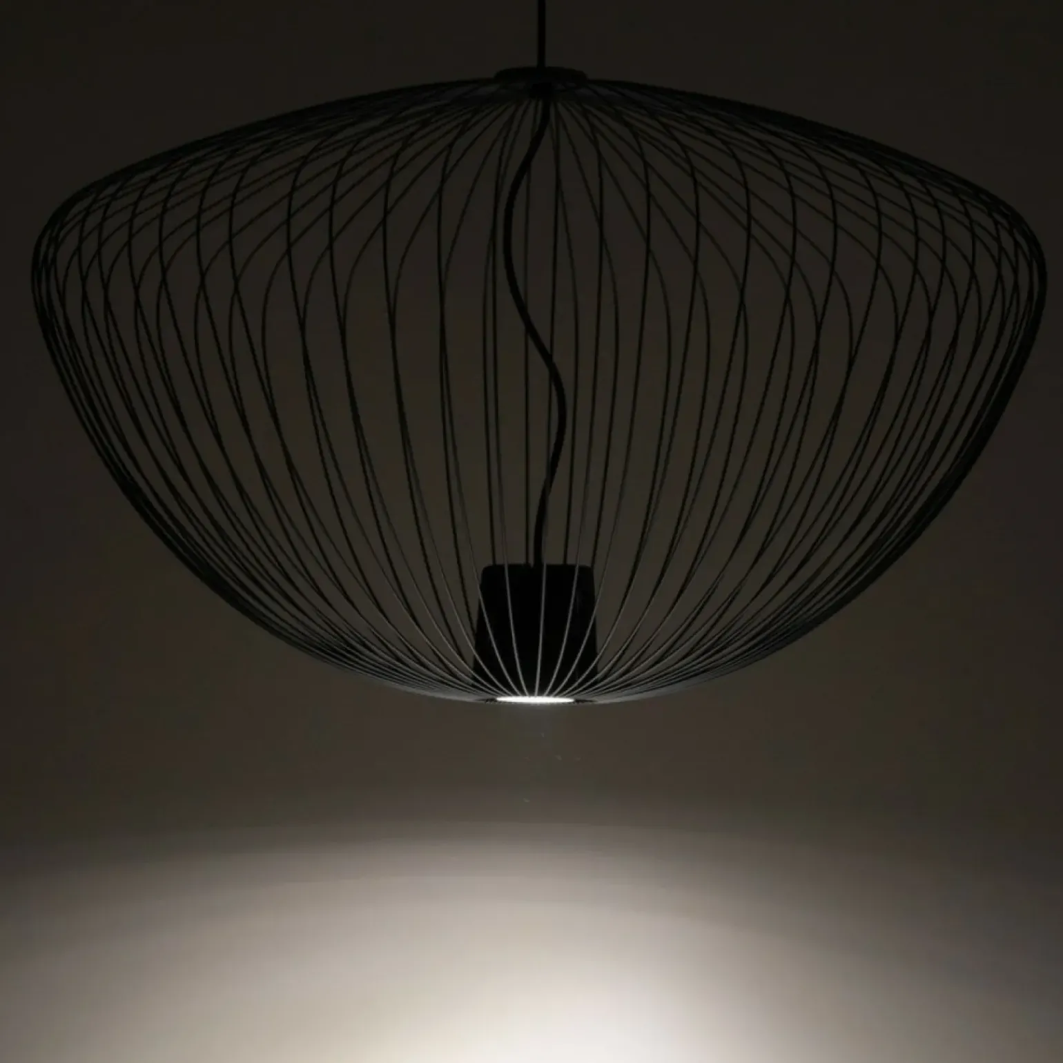 Best Lampa wisząca z drucianym abażurem 11252 PUMPKIN | Kaja Oświetlenie Żyrandole Nowoczesne