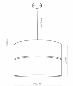 Cheap Lampa wisząca z eleganckim abażurem TK 4346 HILTON | Kaja Oświetlenie Żyrandole Nowoczesne