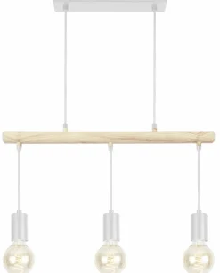 Cheap Lampa wisząca z elementem drewna 33-78070 IZZY | Kaja Oświetlenie Żyrandole Nowoczesne