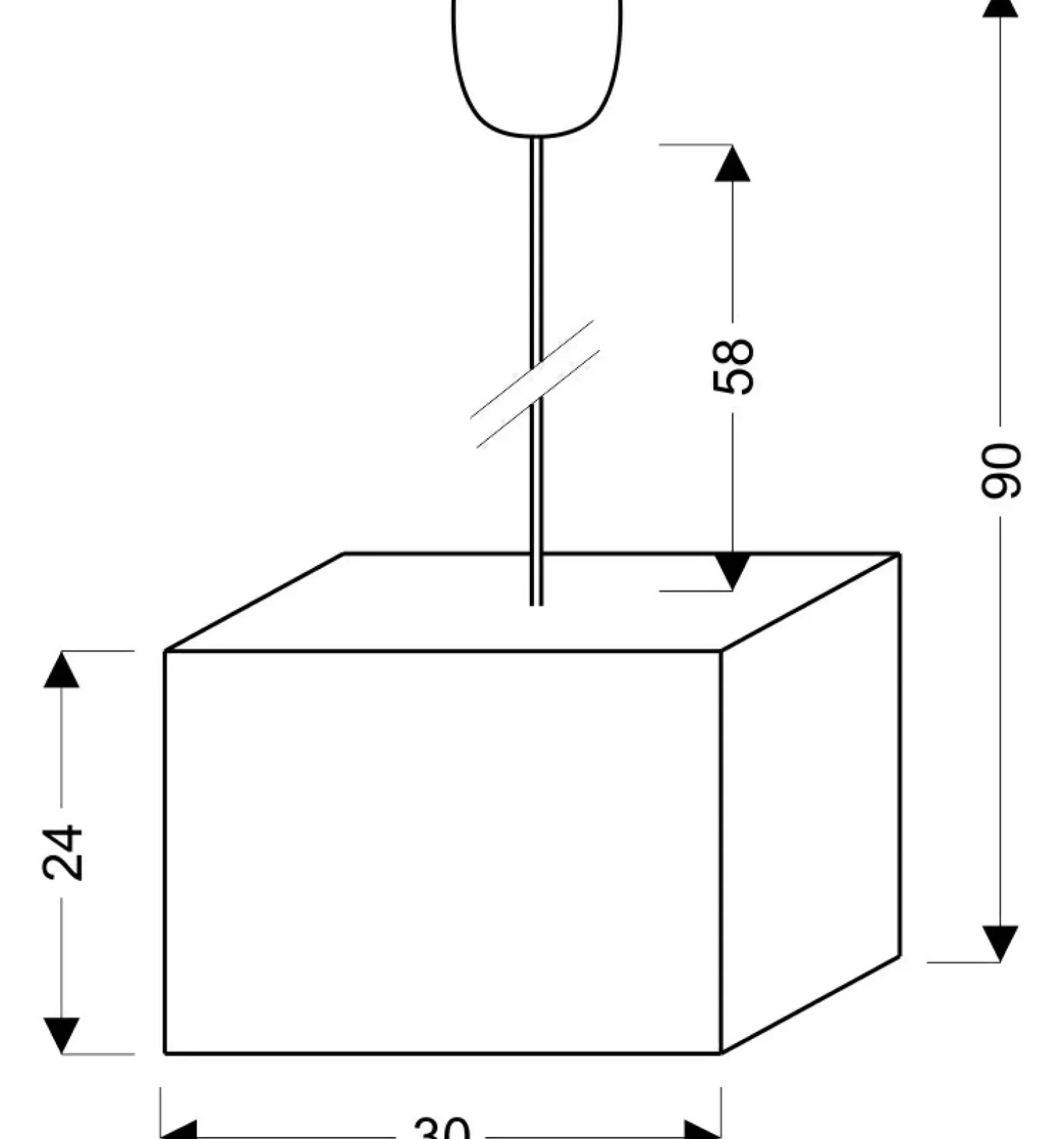 Sklep Kaja Lampa wisząca z geometrycznym abażurem 31-06066 BASIC | Kaja